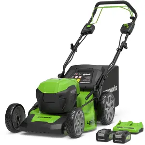 Greenworks 24V+24V Tondeuse SP 46cm avec 2x 4Ah Battery pas cher