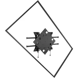 Chief FRA - Composant de montage (Adaptateur rotatif) - pour Écran LCD - noir - montable au plafond, montable sur mur, montable sur support