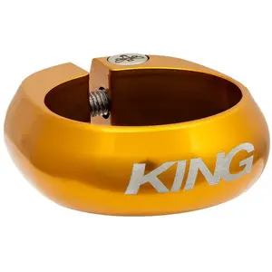 Chris King Sattelklemme, 30.0mm, Gold, JAAY1 pas cher