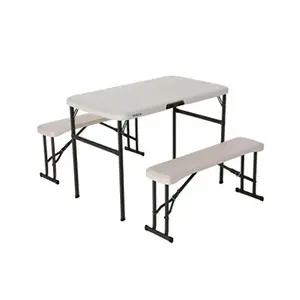 Lifetime - Ensemble Camping avec Table Pique-nique et Bancs pliants