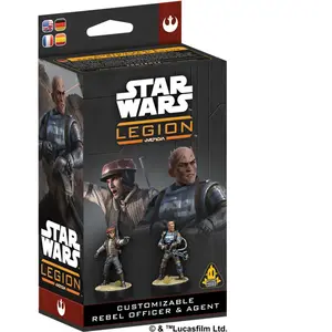 Comparateur de prix : Figurine SWL: Rebel Commander & Operative  - Atomic Mass Games Figurin...