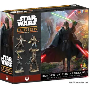 Comparateur de prix : Figurine SWL: Heroes of the Rebellion  - Atomic Mass Games Figurine po...