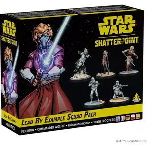 Comparateur de prix : Atomic Mass Games Asmodee Jeu De Société Star Wars Shatterpoint Lead By Example Squad Pack