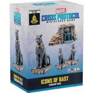 Atomic Mass Games Pack de terrains miniatures Marvel Crisis Protocol (Icônes de Bast)