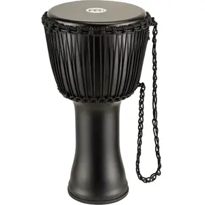 Comparateur de prix : Meinl PADJ4-L-G Rope Tuned Travel Series Phantom Black djembé 12 pouces