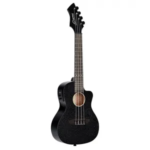 Comparateur de prix : Ortega Ortéga RUHZ-CE-SBK - Ukulele Concert Électroacoustique Okoume Noir