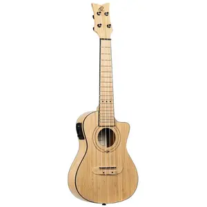 Comparateur de prix : Ortega RUNAB-CC Bamboo Series Concert Size Ukulele Natural ukulélé concert électro-acoustique avec housse