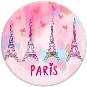Support smartphone POPSOCKET PopSockets Grip Paris Love TU pas cher