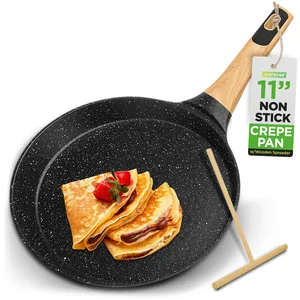 NutriChef Crêpière Antiadhésive 28 cm   Poêle à Crêpes Induction avec ...