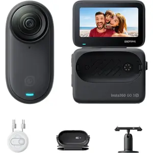 Insta360 GO 3S Caméra sport portable Mini 4K, 128 Go, étanche 10 m, st...