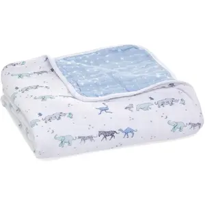 aden + anais - Couverture de rêve Dream Blanket prélavée en Mousseline 100% Coton - Imprimé Rising Star - Quadruple-épaisseur 120 cm x 120 cmVendu paramazon
