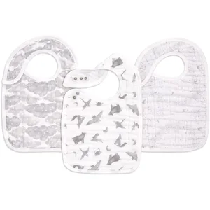 Bavoir bébé super doux en mousseline de coton aden anais pour garçons et filles avec réglage pour Map the Stars [CHICHL] + 100 %   Absorbant, 3 couches et pas cher