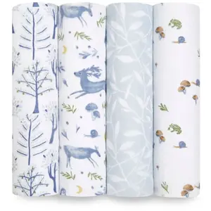 aden + anais Lot De 4 Maxi-Langes En Mousseline De Coton Bio Outdoors pas cher