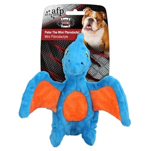 All for Paws Jouet Chien - AFP Peluche Peter le Mini Ptérodactyl Taille S Bleu et orange - 18,5 x pas cher