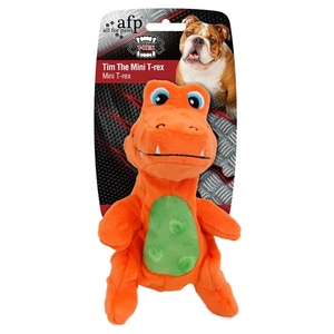 All for Paws Jouet Chien - AFP Peluche Tim le Mini T-Rex Taille S Orange et vert - 18,5 x 15 x 9,5 pas cher