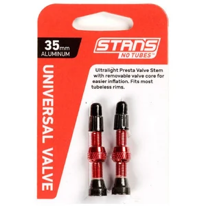 Comparateur de prix : Paire de valves stan s universal presta 35 mm rouge