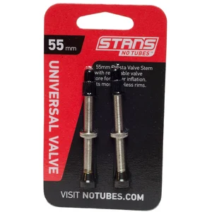 Valves Stan's NoTubes 55 mm argent (2 unités) pas cher