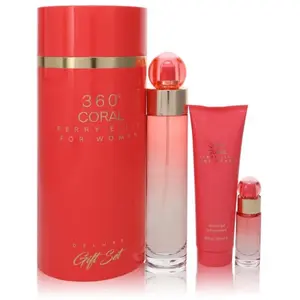 Perry Ellis 360 Coral - Perry Ellis Coffret Cadeau 108 ml pas cher