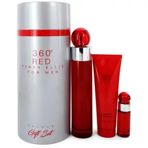 Perry Ellis 360 Red - Perry Ellis Coffret Cadeau 100 ml pas cher