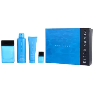 Pure Blue - Perry Ellis Coffret Cadeau 107,5 ml pas cher