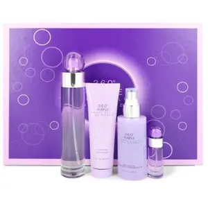 Perry Ellis 360 Purple - Perry Ellis Coffret Cadeau 100 ml pas cher