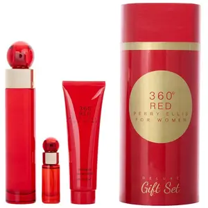 Perry Ellis 360 Red - Perry Ellis Coffret Cadeau 107,5 ml pas cher
