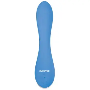 Evolved - Vibromasseur Blue Crush pour le point G - BleuVendu paradam-et-eve