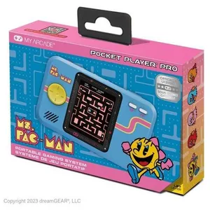 Comparateur de prix : MY ARCADE Console de jeu rétrogaming - Atari - Pocket Player PRO Ms. Pac-Man - Ecran 7cm Haute Résolution
