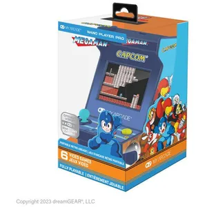 Comparateur de prix : MY ARCADE Console rétrogaming Just For Games Nano Player PRO Megaman Bleu