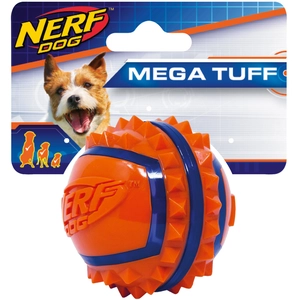 Nerf Dog VP6680E TPR Spike Ball Ballon de Football Bleu/Orange 6,3 cm pas cher