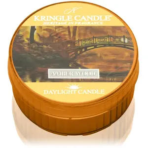 Kringle Candle Amber Wood bougie chauffe-plat 42 g pas cher