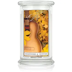 Kringle Candle Rosewood & Vetiver bougie parfumée 623 g pas cher