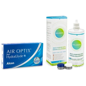 Air Optix Plus Hydraglyde (6 lentilles) + ReNu MultiPlus 360 ml avec é...Vendu parlentiamo
