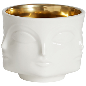 Comparateur de prix : Jonathan Adler - Vide-poche Muse - Blanc - Or - Designer Jonathan Adle...
