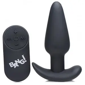 Xr Brands 21X PLUG DE SILICONA VIBRADOR CON CONTROL REMOTO - NEGRO pas cher