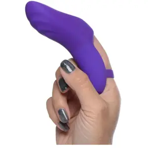 FRISKY - Finger Bang Her Pro Vibromasseur de Doigt - Violet pas cher