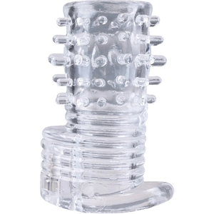 Size Matters Manchette vibrante texturée et vibrante Clear Sensations pas cher