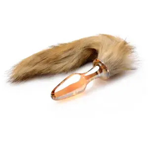 TAILZ - Plug Anal en Verre avec Queue de Renard pas cher