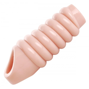 Size Matters Gaine de penis nervuré amplificateur de pénis très ampleVendu paradam-et-eve