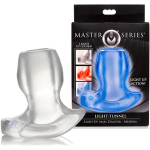 Master Series Tunnel Anal Lumineux Light-Up MediumVendu parrue-des-plaisirs
