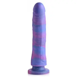 Strap U Magic Stick Godemiché en silicone avec paillettes - 24 cm