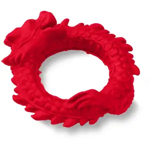 Comparateur de prix : Creature Cocks XR Brands - Ascension de l'Anneau de Pénis en Silicone Dragon - Rouge