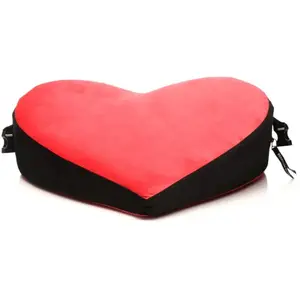 Bedroom Bliss XR Brands - Coussin de Bondage - Rouge et Noir pas cher