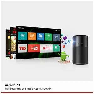 Comparateur de prix : Vidéoprojecteur sans fil Nebula Capsule DLP IntelliBright WiFi Noir