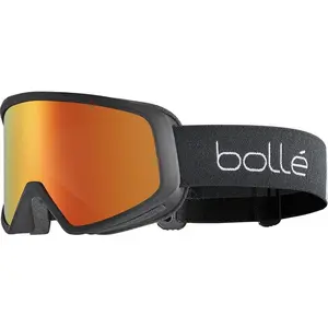 Comparateur de prix : Masque Bollé BEDROCK PLUS noir mat avec verres miroir rouge orange.