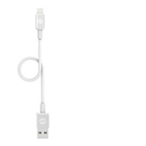 mophie - Câble Lightning - Lightning mâle pour USB mâle - 9 cm - blanc pas cher