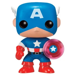 CAPTAIN AMERICA AVEC BOUCLIER PHOTON / MARVEL / FIGURINE FUNKO POP / E... pas cher