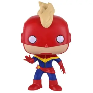 Funko Figurine Marvel - Captain Marvel Masked Exclu Pop 10cm pas cher