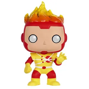 Figurine Funko Pop! DC Comics - DC Super Heroes : Firestorm - Jaune - 9 cm pas cher