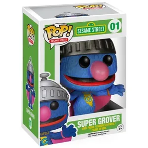 Figurine Pop - Sesame Street - Super Grover - Funko Pop pas cher